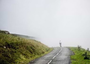 Cycling into the mist and mystery
