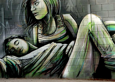 A brother and sister