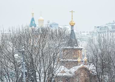 Winter Day In Moscow