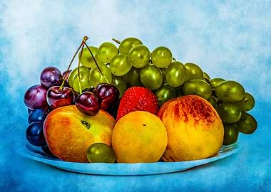 A Plate Of Summer Fruits