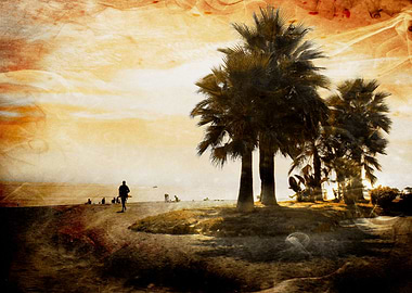 Sunset Beach A local beach in Fuengirola, Andalucia Sou ...