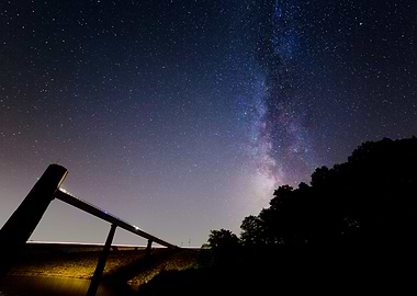 Milky Way at the Frances E Walter Dam: Northeastern Pen ...
