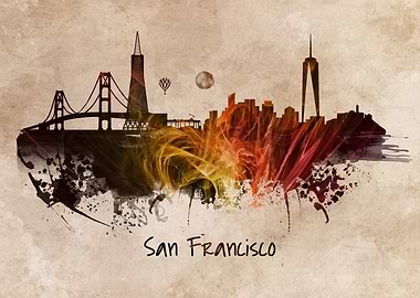 San Francisco skyline city