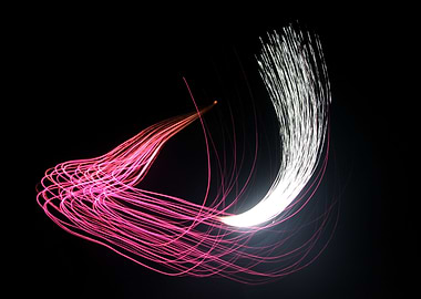 Purple and white light