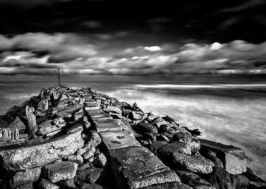 Stormy New Zealand Seascape
