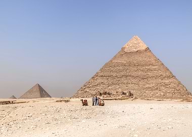 Great Pyramids of Giza, Giza, Cairo, Egypt, Africa