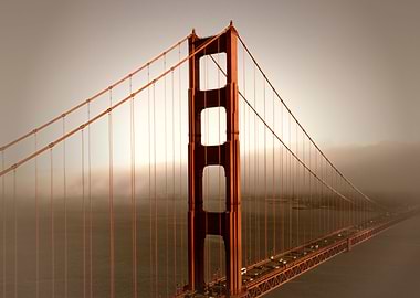 Foggy Golden Gate Bridge