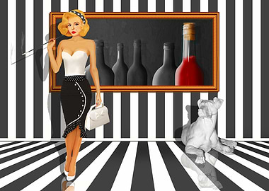 Series: Ladies Quartet 3 in Black - White