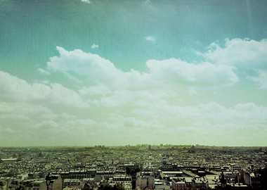 paris vue from sacre coeur