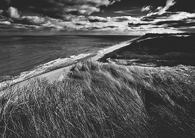 View of Long Nook Beach in Cape Cod, Massachusetts