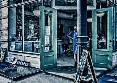 Ice Cream Parlor/Cafe in Greenwich Village, New York Ci ...