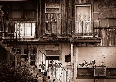 Capture of old building showing the old structure