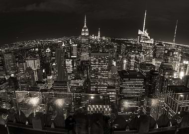 Pano view from Rockefeller Center