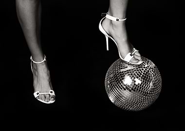 Woman & Disco Ball