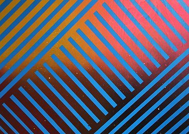 Spraypaint on wood panel