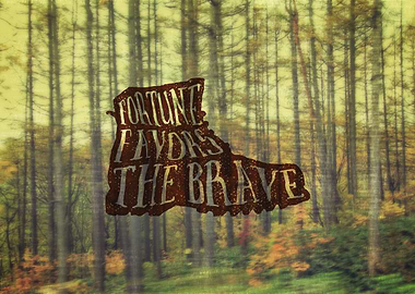 Fortune Favors the Brave Hiking Boot in Forest - Fall f ...