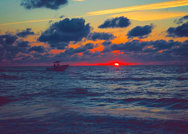 Beautiful Summer Sunset in Florida