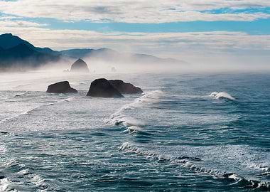 Foggy Morning on Cannon Beach