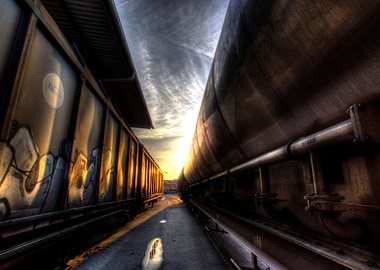 Railwaycars at Kockums Malmoe.