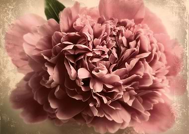a peony flower I photographed, and enhanced using diffe ...
