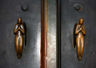 'Holding Angels' On leaving the beautiful church of St ...