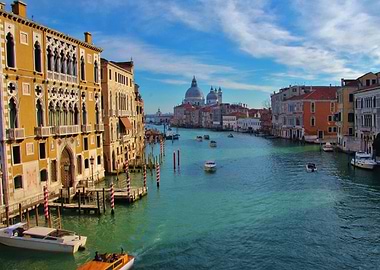 The Beautiful Grand Canal of Venice