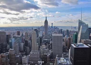 New York as seen from the Top of the Rock