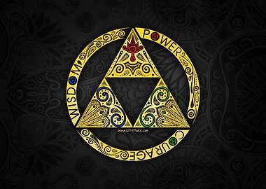 The Legend Of Zelda - Triforce circle By Art et Be www ...