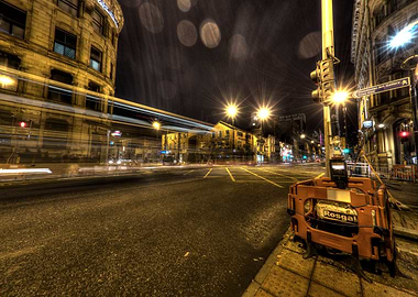 One from my Manchester City Centre at Night series depi ...