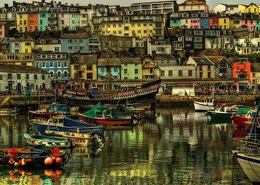 Brixham Harbour, Devon UK