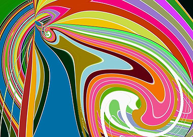 I did abstract expressionist oil paintings and then I p ...