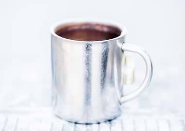 Tea Or Coffee. Tin Mug