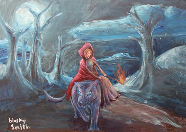 Evil little red riding hood