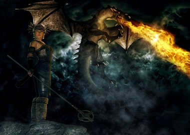 Elementals a fantasy/scifi themed digital painting