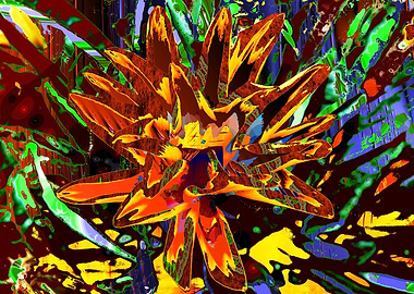 'floral technique' self developed, computer generated ...