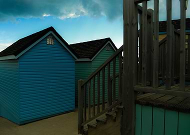 Bournemouth beach Huts Dorset Uk By chrissie Judge