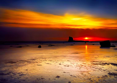 Saltwick Bay is situated slightly to the south of the f ...