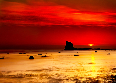 Saltwick Bay is situated slightly to the south of the f ...