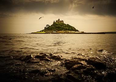 St Michael's Mount, meaning 'hoar rock in woodland', al ...