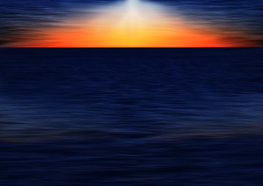 Angelslight over the sea