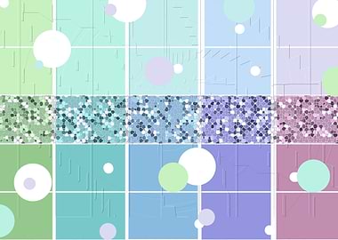 Springtime pastel pattern