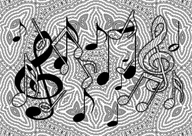Musik black and white Style