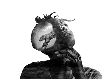 double exposure photograph