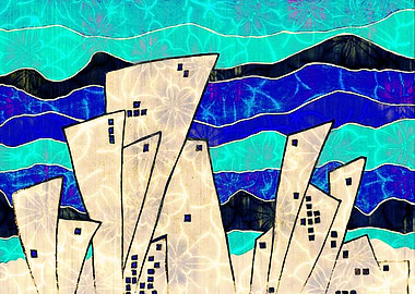 This is my original drawing. Make with felt on paper, i ...