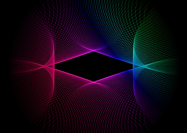 abstract spirograph background