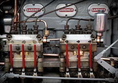 A truck motor from L. Gardner and Sons Ltd, a British ...