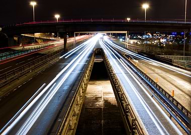 Taken on a cold winters night in Glasgow, Scotland.