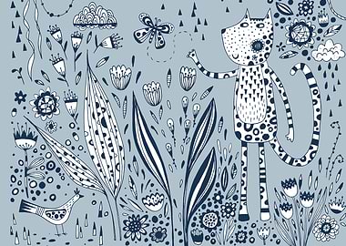 This is what cats dream of. This, and food.