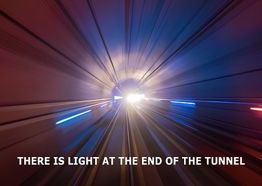 'There is light at the end of the tunnel' A long exposu ...