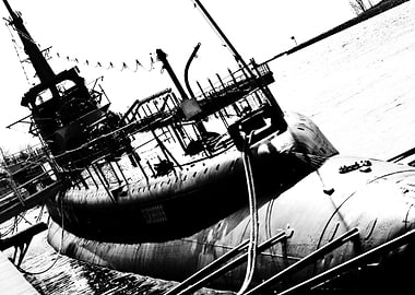 Naval Submarine docked in Muskegon MI